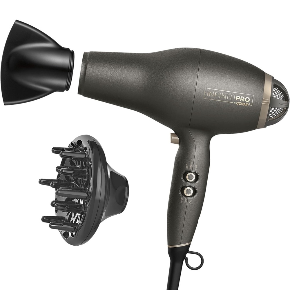 Conair Infiniti Pro Flowmotion Pro Hair Dryer- with concentrator and diffuser